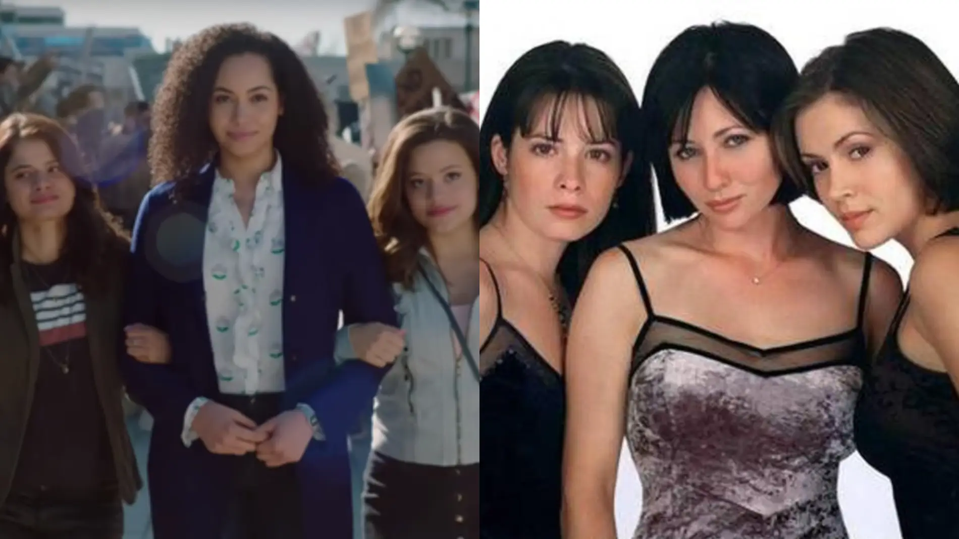 Las protagonistas de 'Charmed' y las 'Embrujadas' originales 