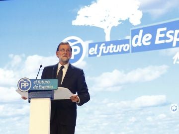 Mariano Rajoy durante su discurso