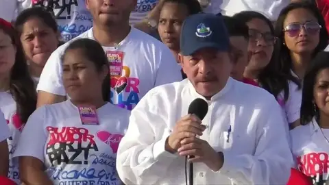 Ortega carga contra Iglesia católica, desafía a OEA y llama a la autodefensa Ortega carga contra Iglesia católica, desafía a OEA y llama a la autodefensa