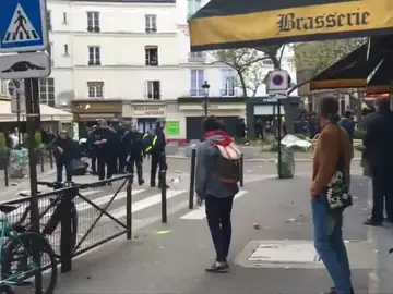 Detenido el jefe de seguridad de Macron que se hizo pasar por policía y golpeó a manifestantes Detenido el jefe de seguridad de Macron que se hizo pasar por policía y golpeó a manifestantes
