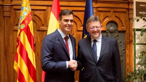 Pedro Sánchez y Ximo Puig Pedro Sánchez y Ximo Puig