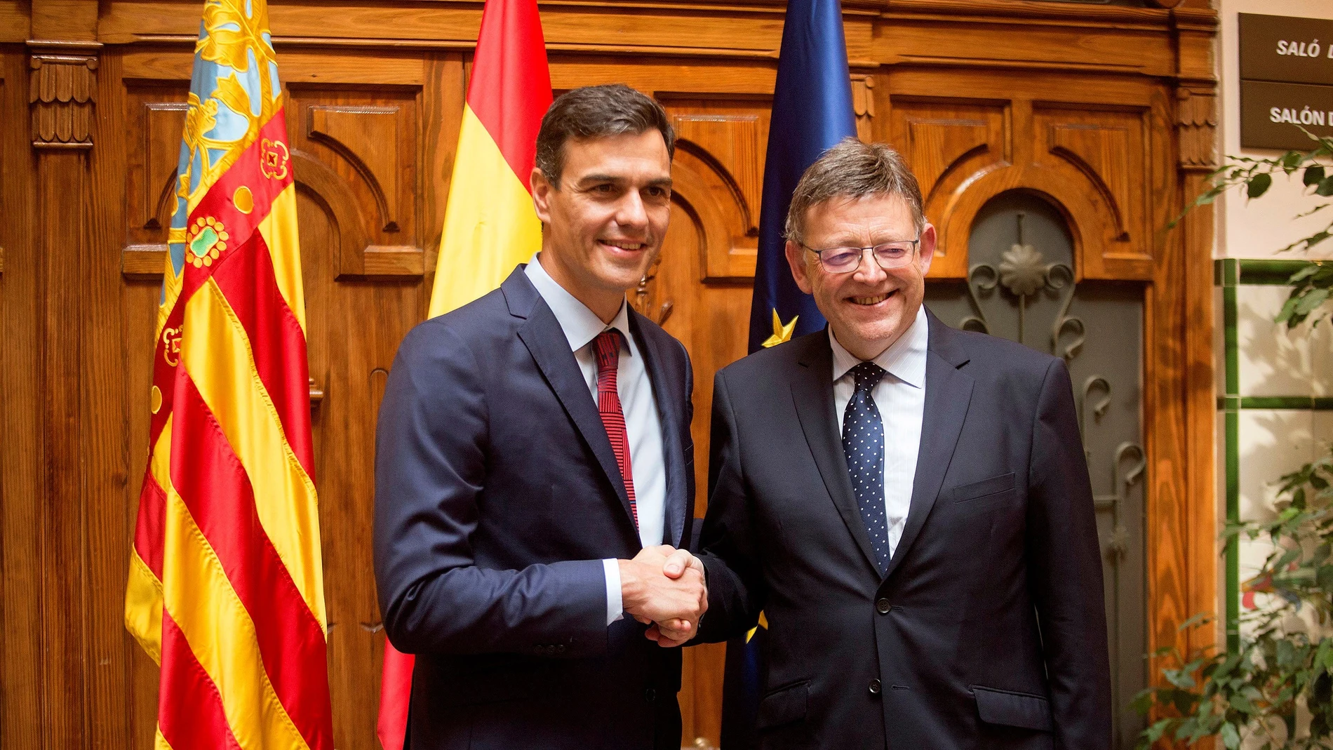 Pedro Sánchez y Ximo Puig Pedro Sánchez y Ximo Puig