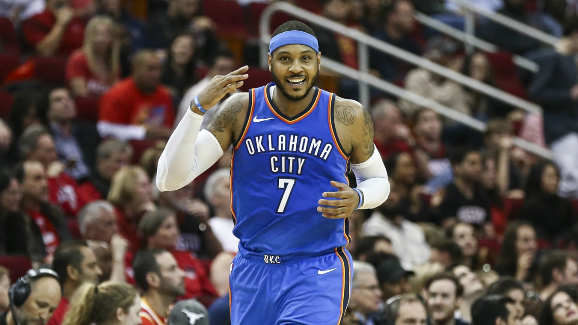 Carmelo Anthony, con los Thunder Carmelo Anthony, con los Thunder