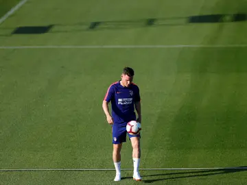 Gameiro, con el Atlético Gameiro, con el Atlético
