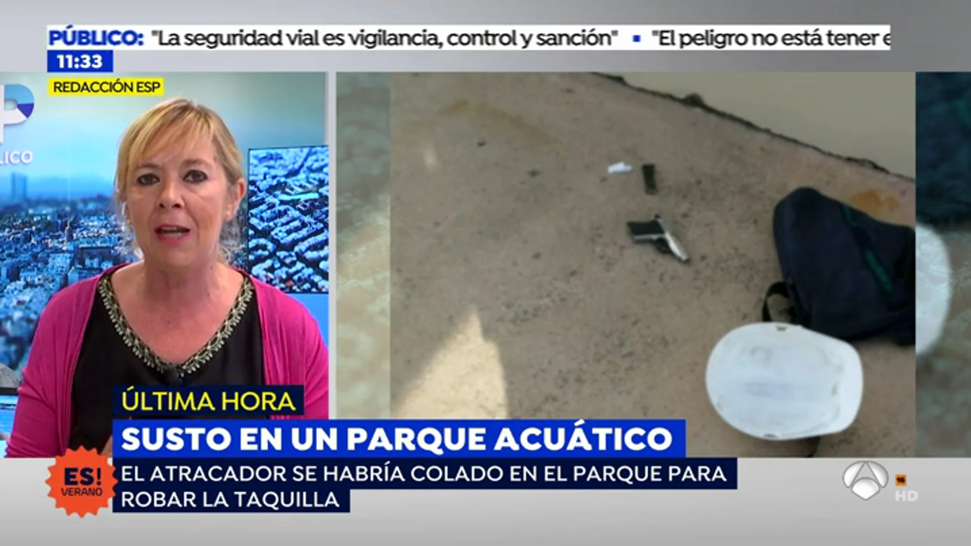 Se pide colaboración ciudadana tras el intento de atraco en un parque acuático de Torremolinos