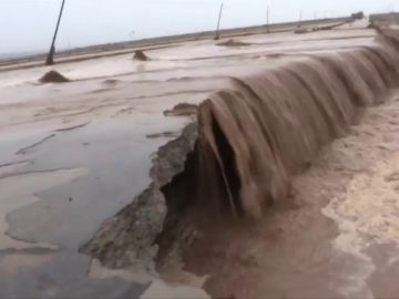 Alerta amarilla por las fuertas lluvias en China