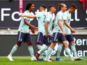 El Bayern de Múnich celebra un gol El Bayern de Múnich celebra un gol