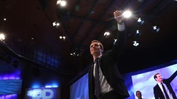 Pablo Casado tras su discurso en el congreso del PP Pablo Casado tras su discurso en el congreso del PP