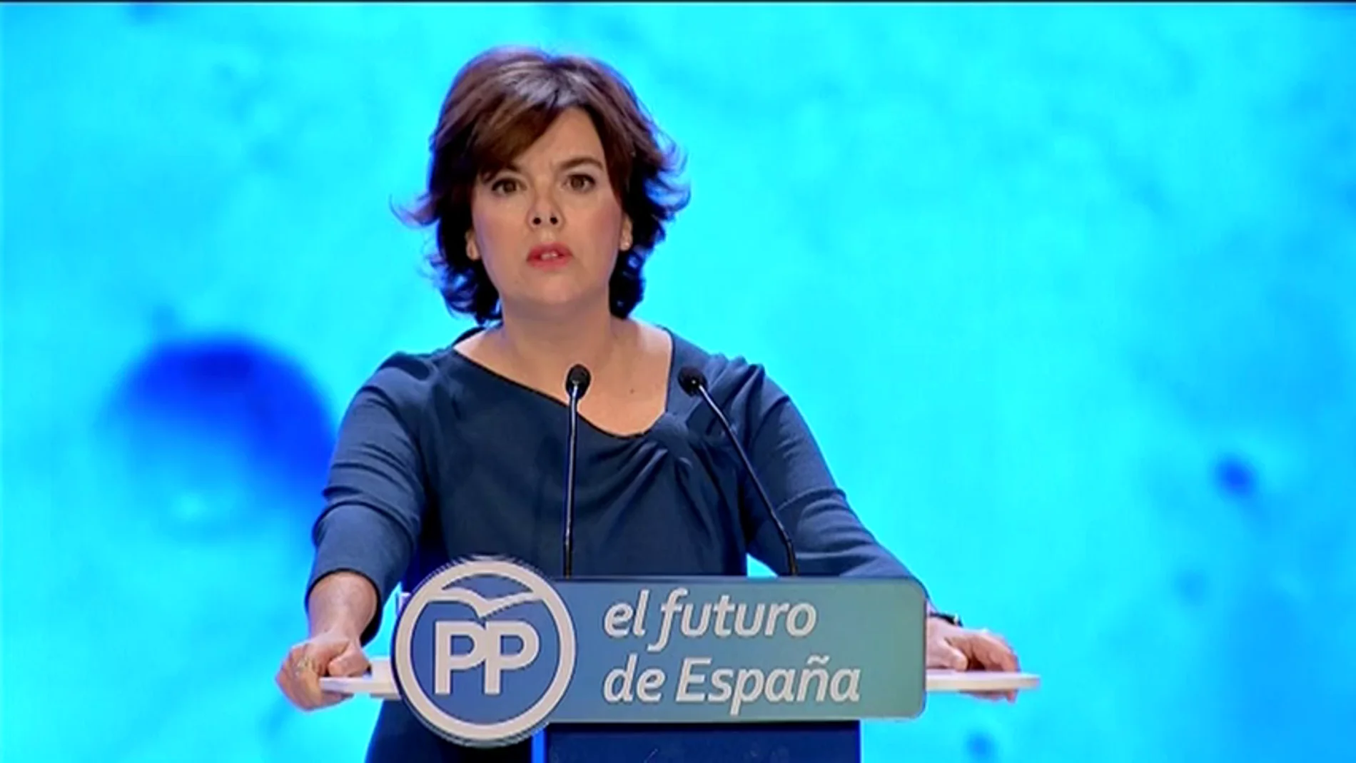 Santamaría pide respetar el voto de los afiliados: "Yo no estaría en esta tribuna si no fuera la más votada" Santamaría pide respetar el voto de los afiliados: "Yo no estaría en esta tribuna si no fuera la más votada"
