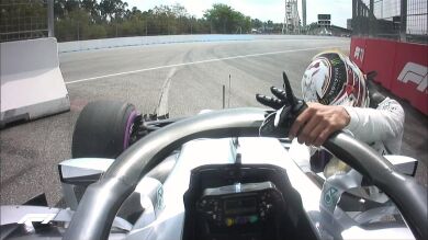 La imagen de la clasificación del GP de Alemania: Hamilton, desolado fuera del Mercedes
