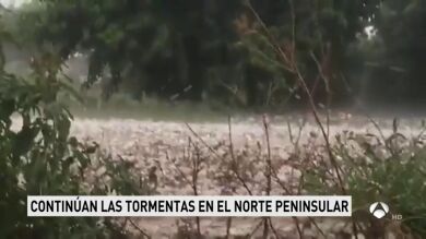 Continúan las tormentas en el norte de la Península