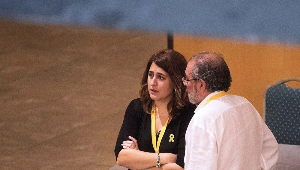 Imagen de Marta Pascal en el último día de la Asamblea del PDeCat