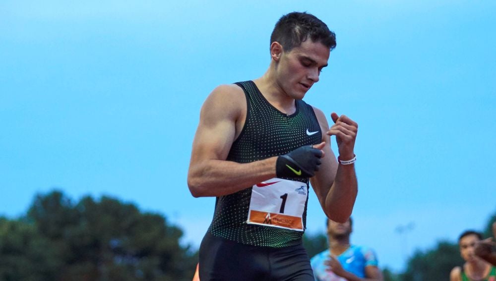 El atleta español Bruno Hortelano