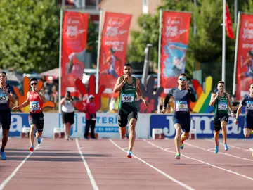 La final de los 400 del campeonato de España La final de los 400 del campeonato de España