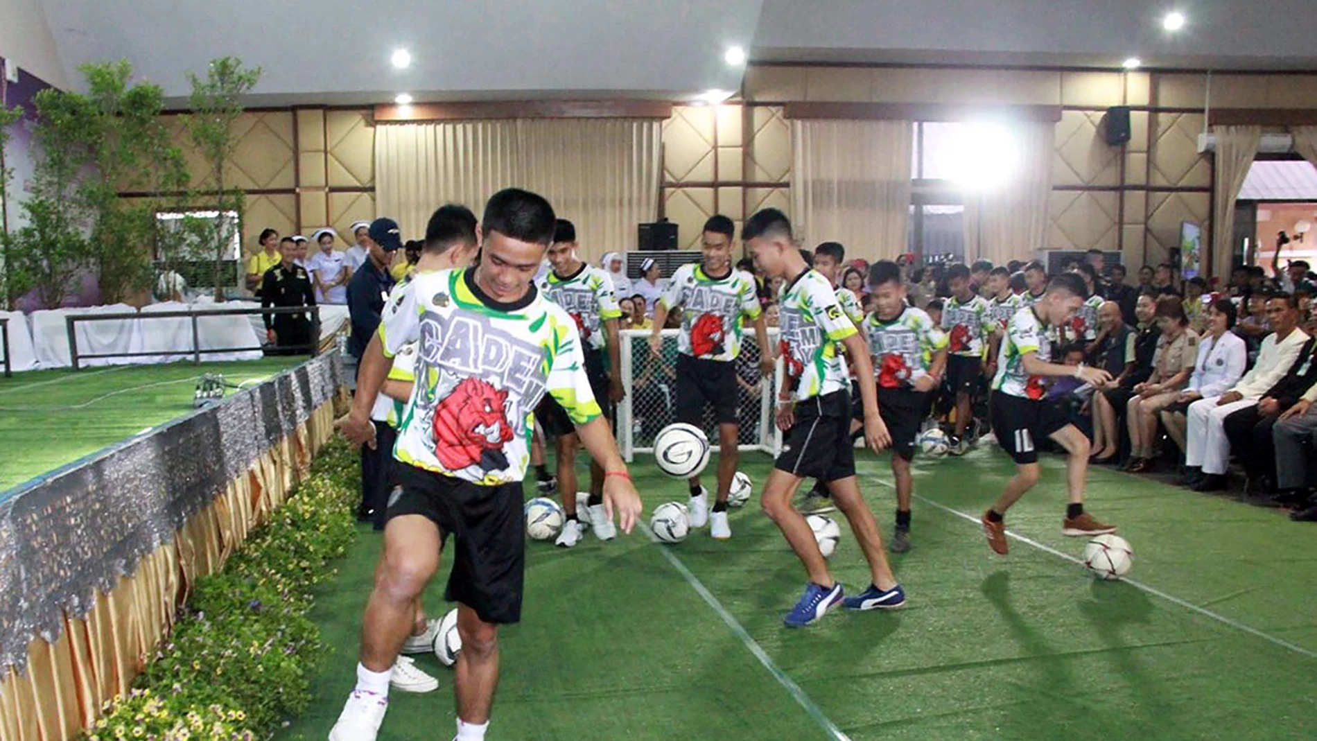 Imagen de los niños rescatados de una cueva de Tailandia Imagen de los niños rescatados de una cueva de Tailandia