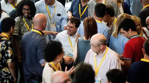 Ambiente de la Asamblea Nacional del PDeCat Ambiente de la Asamblea Nacional del PDeCat
