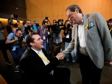 Bonvehí, felicitado por Torra Bonvehí, felicitado por Torra