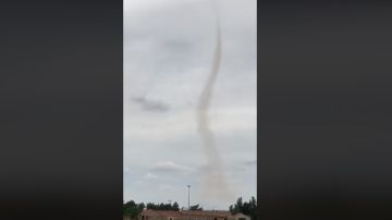El tornado registrado en Salamanca