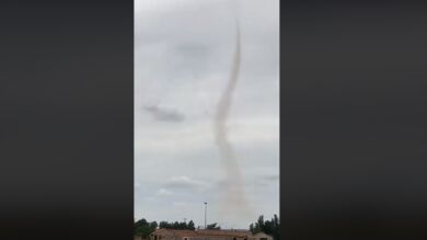Un tornado sorprende a los vecinos de Salamanca