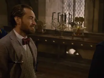 Dumbledore y un joven Newt Dumbledore y un joven Newt