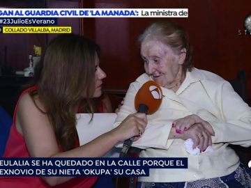 El drama de Eulalia, una anciana de 98 años que encuentra su casa 'okupada' al regresar del hospital