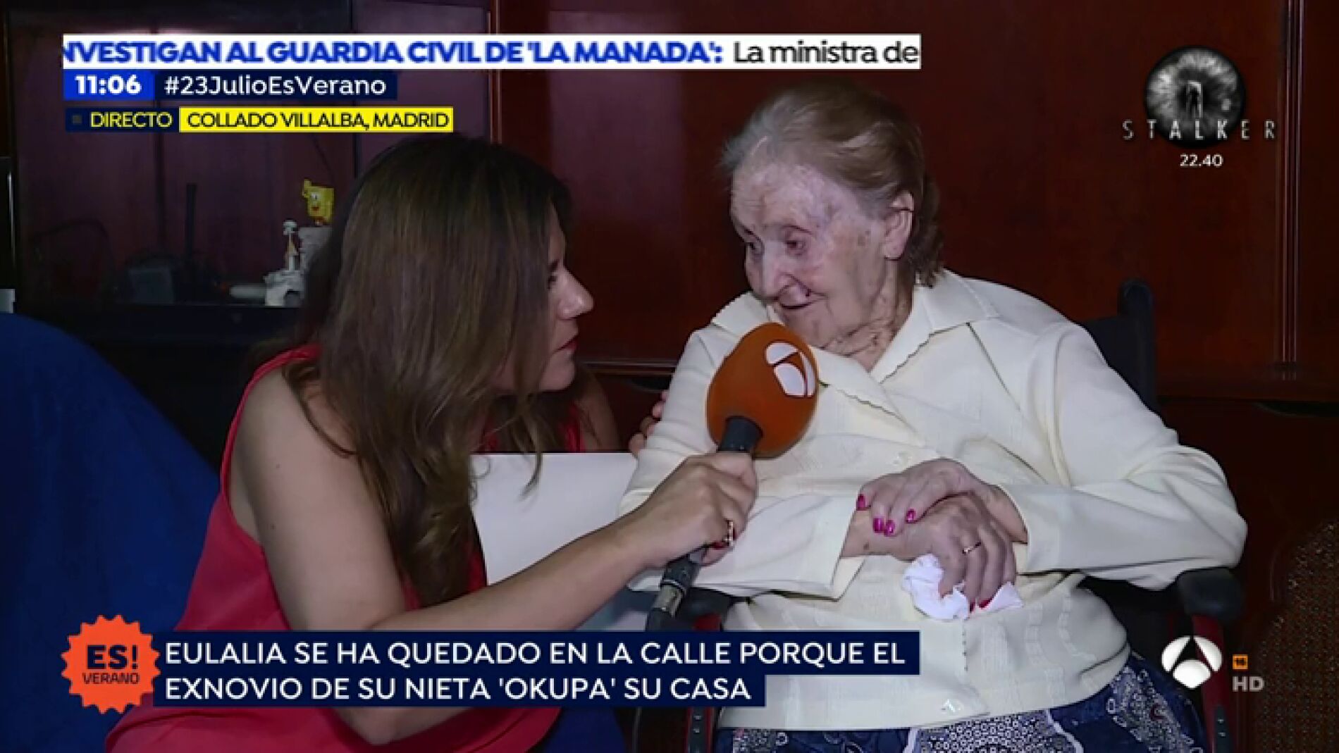 El drama de Eulalia, una anciana de 98 a&ntilde;os que encuentra su casa 'okupada' al regresar del hospital