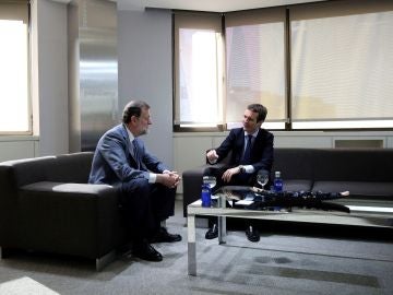 Reunión de Pablo Casado y Mariano Rajoy