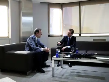 Reunión de Pablo Casado y Mariano Rajoy Reunión de Pablo Casado y Mariano Rajoy