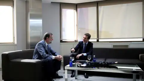 Reunión de Pablo Casado y Mariano Rajoy Reunión de Pablo Casado y Mariano Rajoy