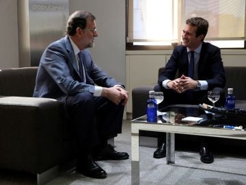 Mariano Rajoy y Pablo Casado