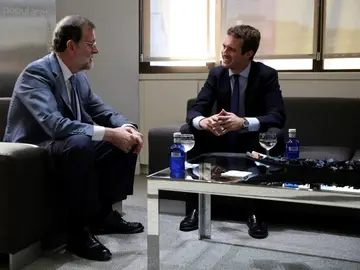Mariano Rajoy y Pablo Casado Mariano Rajoy y Pablo Casado