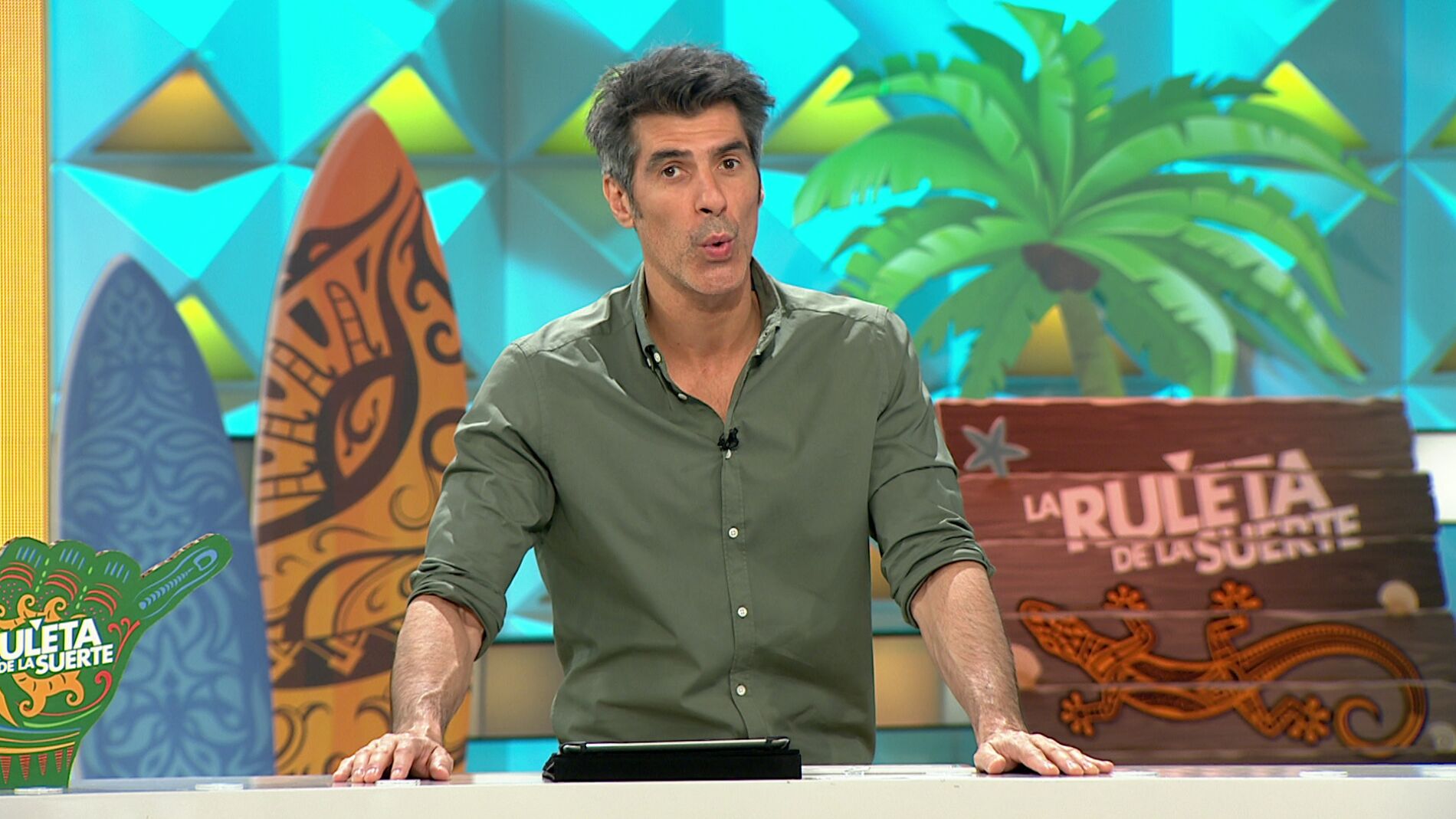 Jorge Fern&aacute;ndez recuerda viejos tiempos con Verano Azul en 'La ruleta de la suerte'