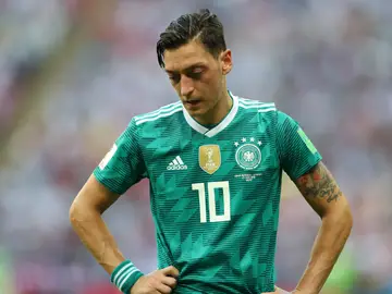 Mesut Özil con la selección alemana Mesut Özil con la selección alemana
