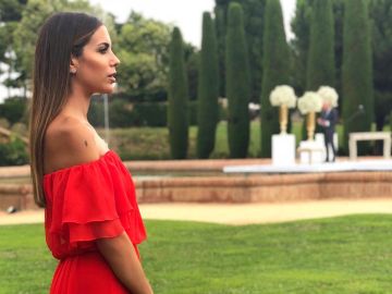 Melissa Jiménez en la boda de Pol Espargaró Melissa Jiménez en la boda de Pol Espargaró
