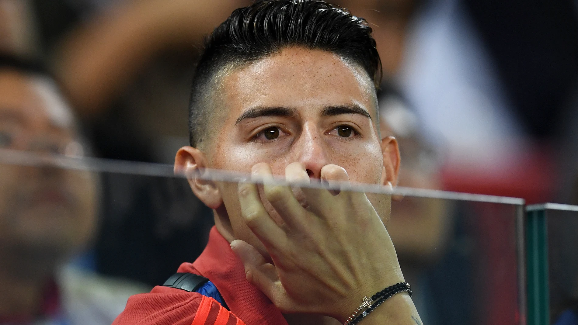 James Rodríguez durante el Colombia-Inglaterra James Rodríguez durante el Colombia-Inglaterra