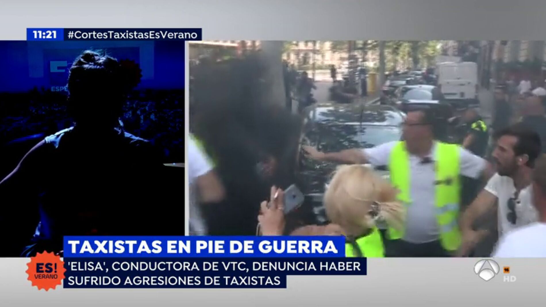 Conductora de VTC: "Me han amenazado directamete a la cara de muerte"