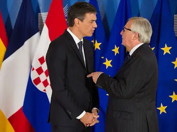 Sanchez y Juncker Sanchez y Juncker