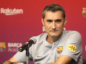 Ernesto Valverde en rueda de prensa Ernesto Valverde en rueda de prensa