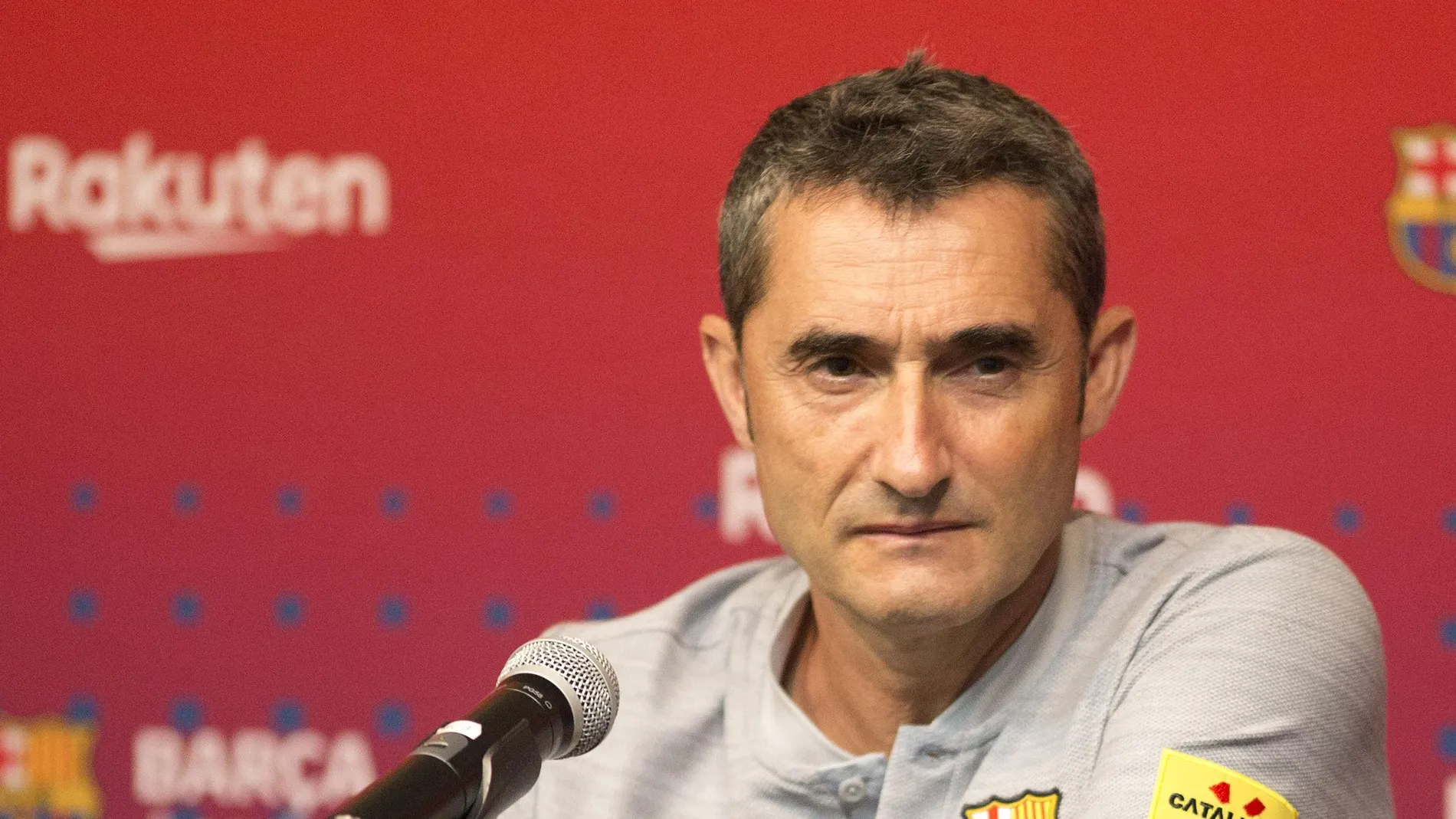 Ernesto Valverde en rueda de prensa Ernesto Valverde en rueda de prensa