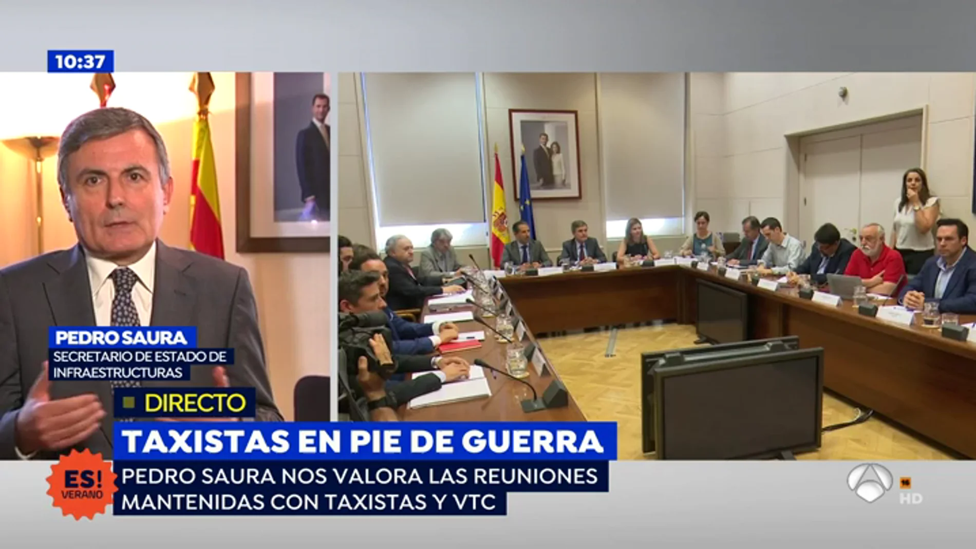 Pedro Saura, secretario de Estado: "Queremos ofrecer la mejor calidad de los servicios para el ciudadano"