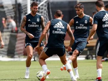 Entrenamiento del Real Madrid