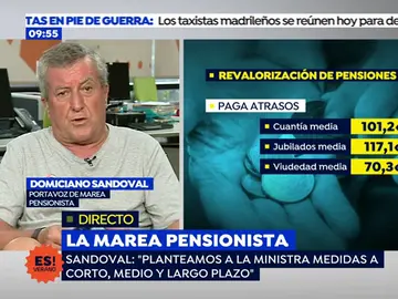 Portavoz de 'Marea Pensionista': "No estamos contentos al cien por cien de la reunión" Portavoz de 'Marea Pensionista': "No estamos contentos al cien por cien de la reunión"