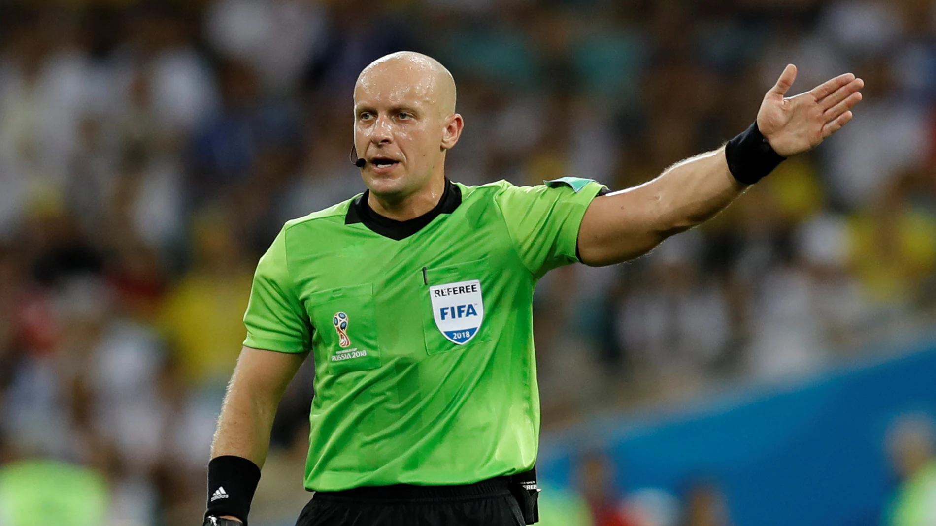El colegiado polaco Szymon Marciniak El colegiado polaco Szymon Marciniak