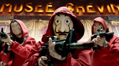 Los atracadores de 'La casa de papel' asaltan el Museo de Cera de París