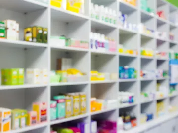 Imagen de archivo de una farmacia Imagen de archivo de una farmacia