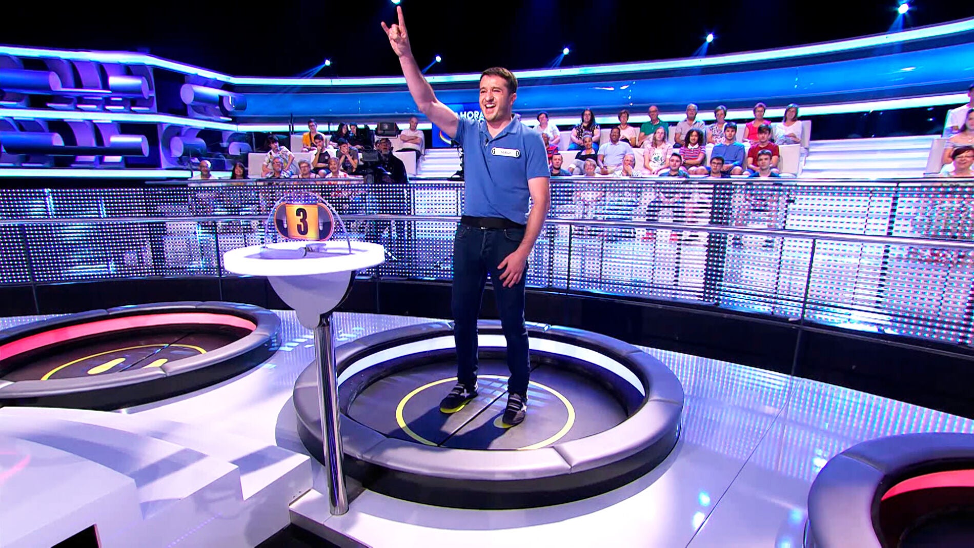 El grito de guerra del concursante de '&iexcl;Ahora Caigo!' que arranca las carcajadas del p&uacute;blico