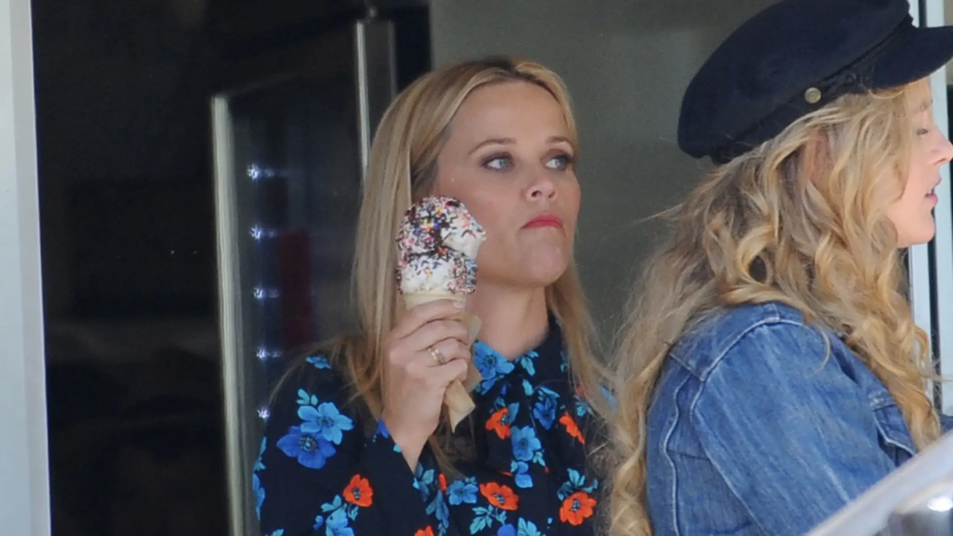 Reese Witherspoon en el rodaje de 'Big Little Lies'