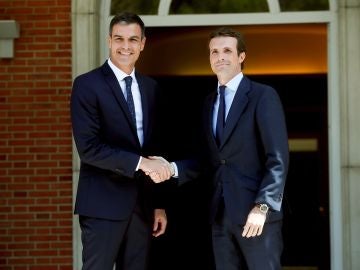 Pedro Sánchez y Pablo Casado