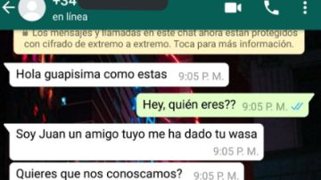 Conversacion de WhatsApp