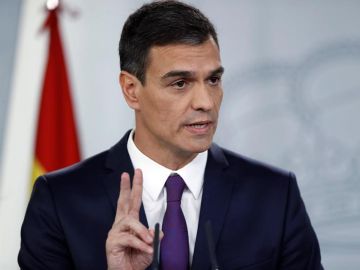 El presidente del Ejecutivo, Pedro Sánchez